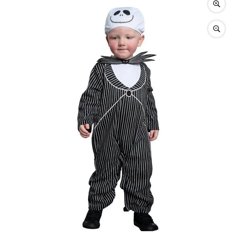 Disney Jack Skellington Infant Costume 3–6M Halloween 2pc Set NWT Nightmare Xmas